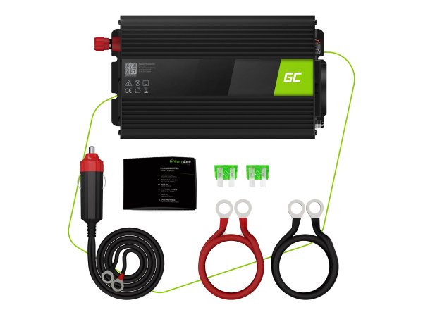 Green Cell INV03DE - Universale - Auto/interno - 12 V - 500 W - 230 V - 50 Hz