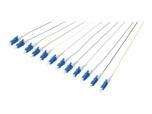 DIGITUS Spiraline colorate LC simplex OS2 - 2 m - OS2 - LC