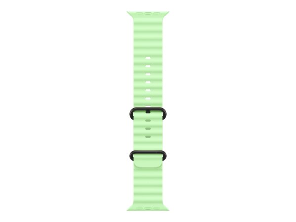 Apple Ocean Band Neon Green Black Titanium