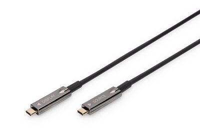 DIGITUS Cavo AV USB-C - USB-C AOC - UHD 4K / 60 Hz - 20 m - 20 m - USB C - USB C - USB 3.2 Gen 1 (3.