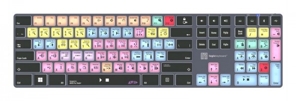 Logickeyboard Avid Pro Tools Titan UK PC - Tastiera - QWERTY