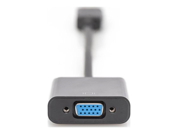 DIGITUS Cavo adattatore DisplayPort - 0,15 m - DisplayPort - VGA (D-Sub) - Nichel - Rame - Nero
