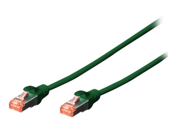 DIGITUS Cavo patch CAT 6 S/FTP - 10 m - Cat6 - S/FTP (S-STP) - RJ-45 - RJ-45 - Verde