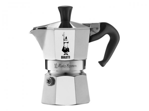 Bialetti Moka Express 2 Tazze - Moka - Alluminio - Nero - Alluminio - 2 tazze - Moka Express - CE