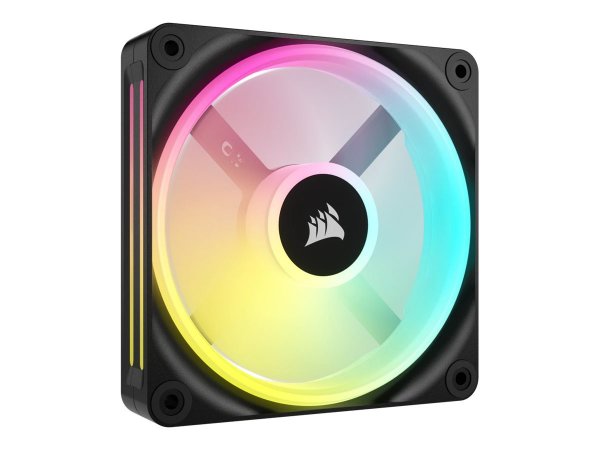 Corsair CUE LINK QX120 RGB - Ventilatore - 12 cm - 480 Giri/min - 2400 Giri/min - Nero - Bianco