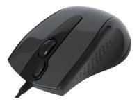 A4tech N-500F - Mano destra - V-Track - USB tipo A - 1600 DPI - Nero - Grigio