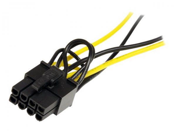 StarTech.com Adattatore cavo di alimentazione SATA a scheda video PCI Express 8 pin da 15 cm - 0,15