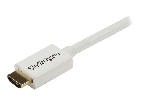 StarTech.com White CL3 In-wall High Speed HDMI Cable - Cavo - Digitale/display/video