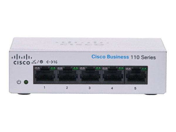 Cisco CBS110 - Non gestito - L2 - Gigabit Ethernet (10/100/1000) - Full duplex - Montaggio rack - 1U