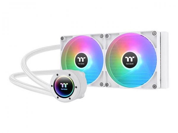 Thermaltake CL-W377-PL14SW-A - Raffreddatore di liquidi tutto in uno - 14 cm - 84,32 pdc/min - Bianc