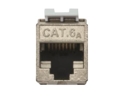 DIGITUS Modulo Keystone CAT 6A - schermato con gestore di cavi intelligente - Argento - Rj-45 - 19 g