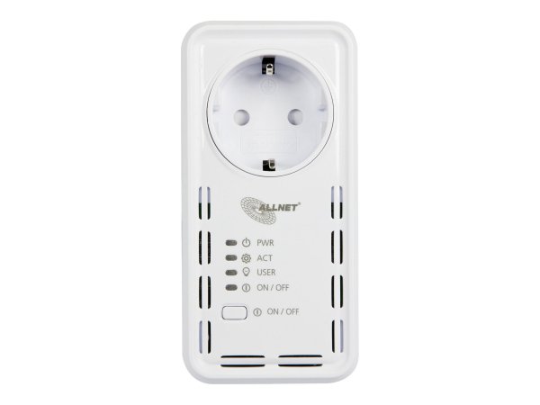 ALLNET MSR IO Zentrale Schaltsteckdose ALL3075 inkl. WLAN & Strommessung für IP Gebäude - WLAN - 0,1