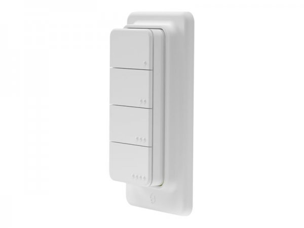 Shelly · Plug & Play·""Blu ZB RC Button 4""· Fernbedienung inkl. Magnethalter·