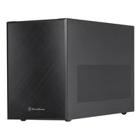 SilverStone SST-SG17B Micro-ATX Mini ITX Gehäuse - schwarz - Telaio cube - ATX