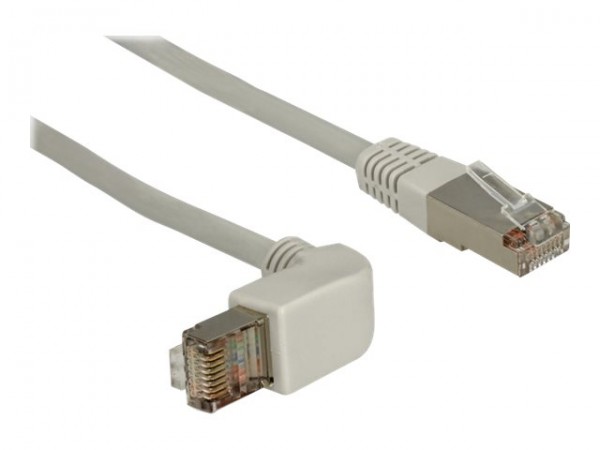 Delock gewinkelt RJ45 S/FTP - Cavo - Rete