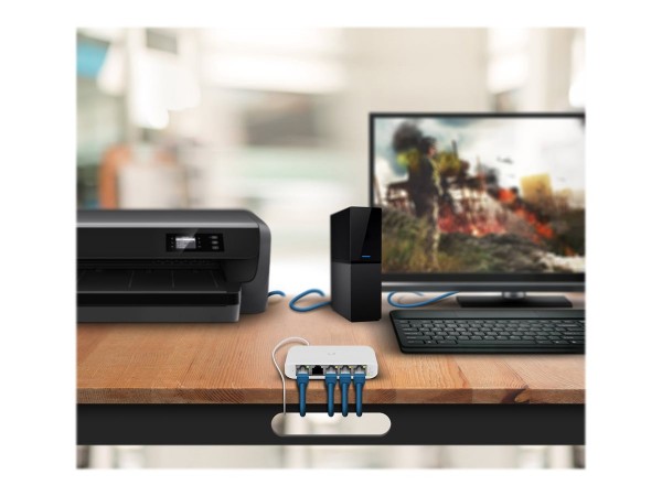 Ubiquiti UniFi USW Flex Mini - Gestito - Gigabit Ethernet (10/100/1000) - Supporto Power over Ethern