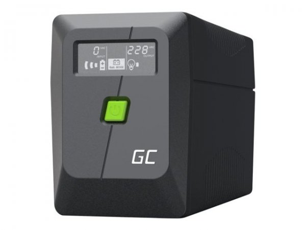 Green Cell uninterruptible power supply UPS Line-Interactive 6.5 kVA 2 AC - (offline) ups - 650 W