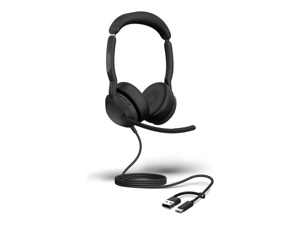 Jabra Evolve2 50 USB C/A MS Stereo - Cuffia - 20 KHz