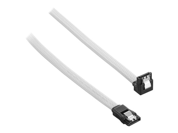 cablemod CM-CAB-RSAT-N60KW-R - 0,6 m - SATA III - Femmina/Femmina - Bianco - Dritto - Destra