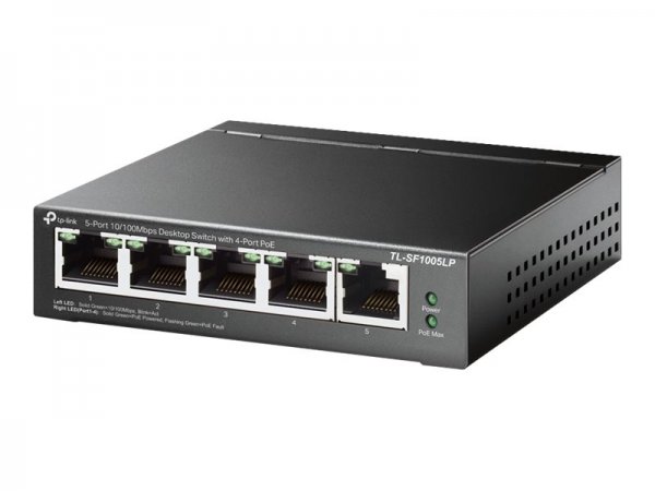 TP-LINK TL-SF1005LP - Non gestito - Fast Ethernet (10/100) - Full duplex - Supporto Power over Ether