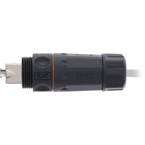 InLine Connettore per cavi Cat.6A - schermato - IP68 - tecnologia LSA