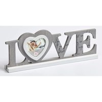 Walther Design YF199D - Cornice per foto singola - Legno - Grigio - 9 x 9 cm - Ritratto - 330 mm