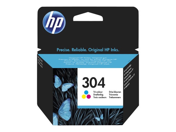 HP 304 - Farbe Cyan Magenta Gelb - original - Originale - Cartuccia di inchiostro