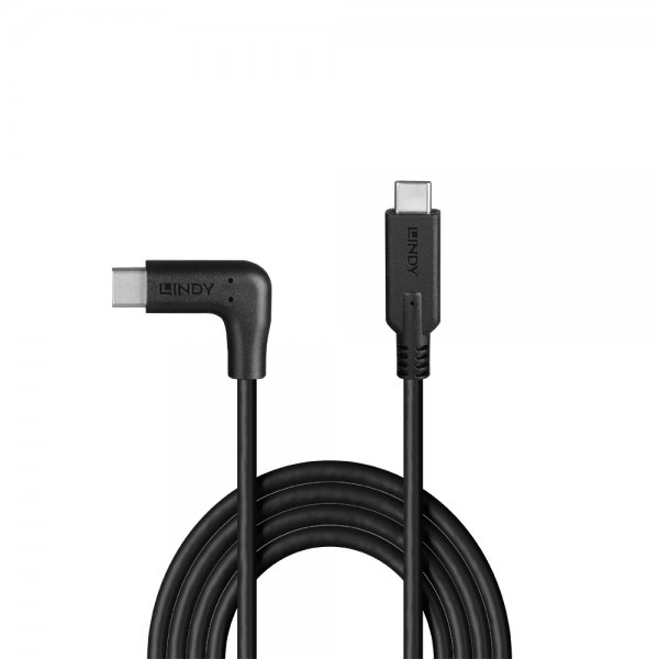 Lindy USB 3.2 Typ C Kabel 90 gewinkelt - Cavo - Digitale/dati