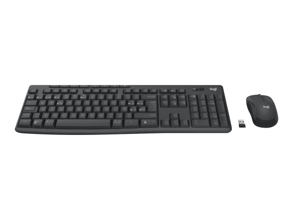 Logitech 920-012077 - Wireless - Bluetooth - Interruttore a chiave a membrana - QWERTY - Grafite - M