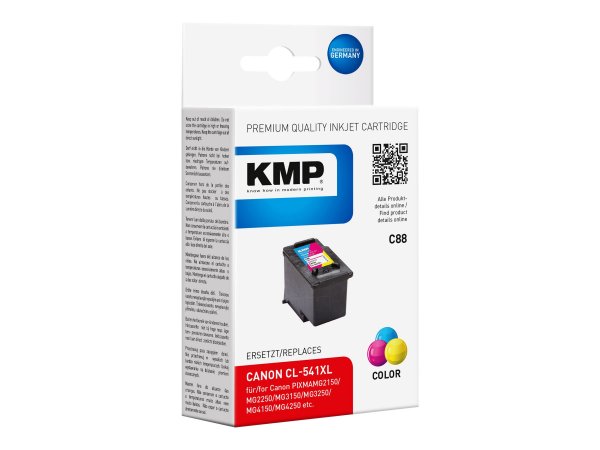 KMP C88 color Druckkopf kompatibel zu Canon CL-541 XL - Compatibile - Ricarica