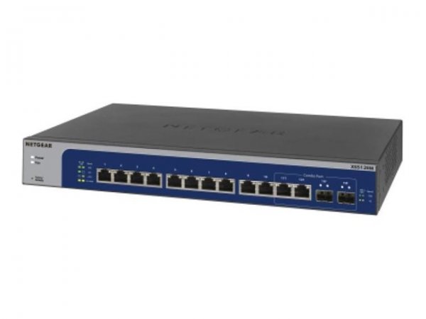Netgear Plus XS512EM - v2 - Switch - 12 Anschlsse - Smart - x 100/1000/2.5G/5G/x C - Interruttore -