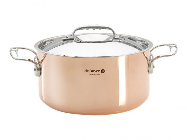 de BUYER Prima Matera Bratentopf Kupfer/Edels. 20 cm induktion