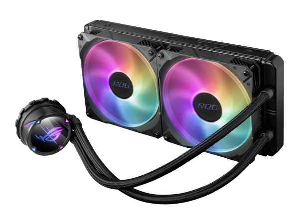 ASUS ROG STRIX LC II 280 ARGB - Raffreddatore di liquidi tutto in uno - 14 cm - 102,3 pdc/min - Nero