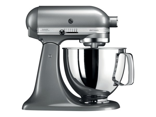 KitchenAid 5KSM125ECU - Sbattitore con base - Argento - Sbattitura - Impasto - Miscelatura - Stirrin