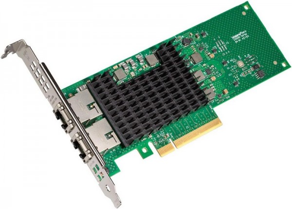 Intel X710-T2L - Interno - Cablato - PCI Express - Ethernet - 10000 Mbit/s - Nero - Verde