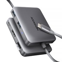 AXAGON HMC-5HL 2x USB-A HDMI LAN USB 3.2 Gen 1 hub PD 100W - grau