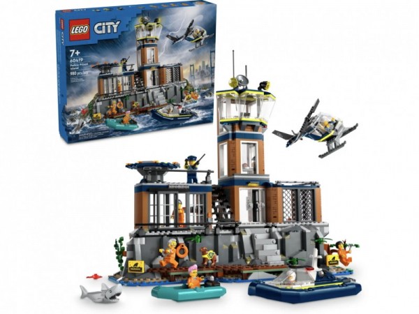 LEGO City Polizei 60419 Polizeistation auf der Gefängnisinsel
