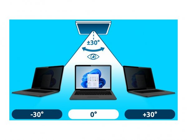 Kensington Filtro per la privacy rimovibile in 2 direzioni per laptop da 15,6" 16:9 - 39,6 cm (15.6"