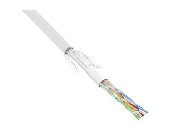 InLine Matassa Cavo Cat.5e - bianco - SF/UTP - AWG26 - PVC - CCA - 100m