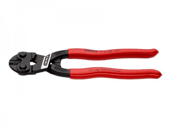 KNIPEX CoBolt - Pinze per tagliabulloni - Acciaio al cromo vanadio - Plastica - Rosso - 200 mm - 335