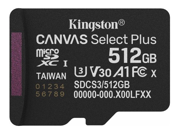 Kingston Canvas Select Plus - Flash-Speicherkarte - Extended Capacity SD (MicroSDHC)