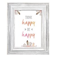 Hama Pori - Legno - Bianco - Cornice per foto singola - 13 x 18 cm - Rettangolare - Riflettente