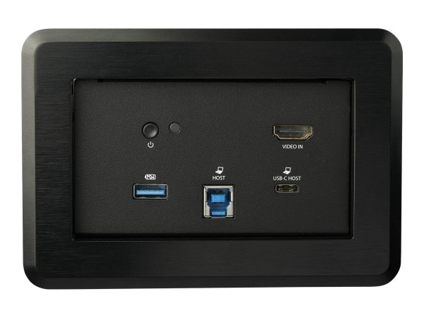 StarTech.com Docking station da tavolo 4K e scatola di connettività - Host USB-C o USB-A - HDMI - 4x