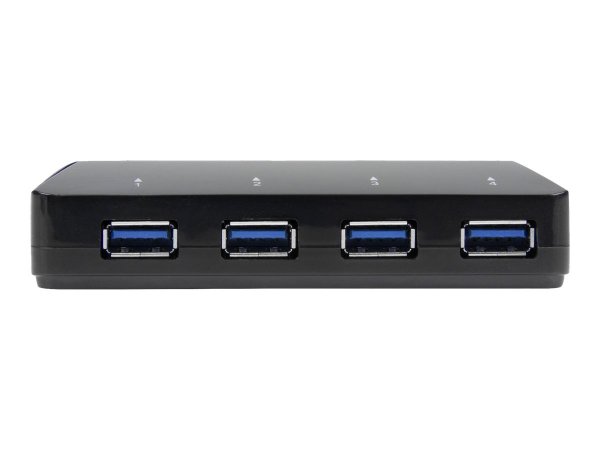 StarTech.com Hub USB 3.0 a 4 Porte con Porta di Ricarica Dedicata - 1 Porta x 2,4 Amp - USB 3.2 Gen
