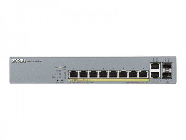 ZyXEL GS1350-12HP-EU0101F - Gestito - L2 - Gigabit Ethernet (10/100/1000) - Supporto Power over Ethe