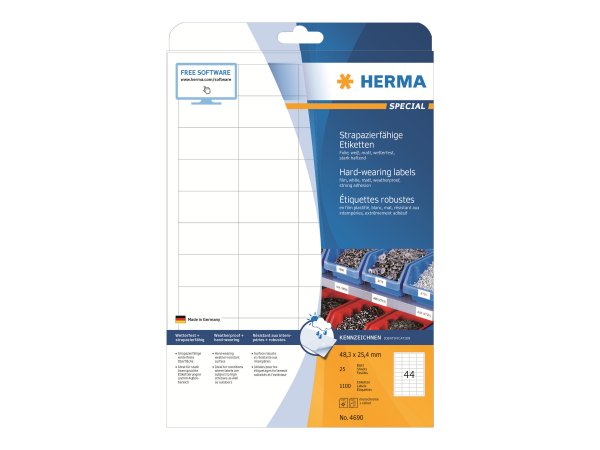 HERMA Special - Matte - permanent self-adhesive