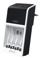 Ansmann 1001-0094 Comfort Plus Schnell-Ladegerät fuer NiMH Akkus AA oder AAA - Schnellladegerät - Ni