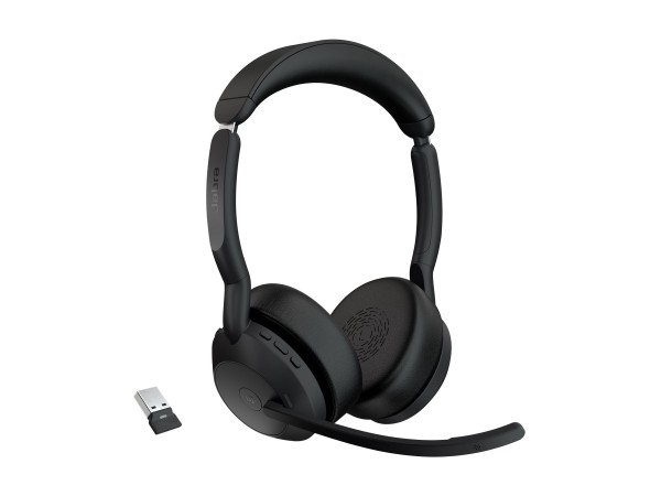 Jabra Evolve2 55 - Wireless - Ufficio - 20 - 20000 Hz - 130 g - Auricolare - Nero