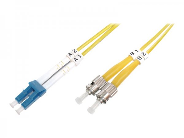 DIGITUS Cavo patch LWL monomodale - LC/ST - 1 m - I-VH - OS2 - LC - ST