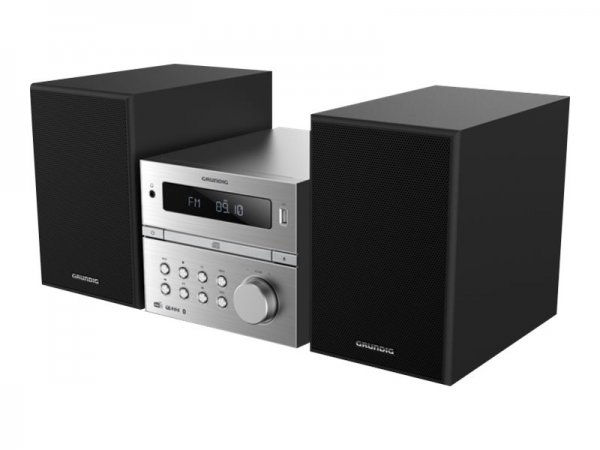 Grundig CMS 4200 - Microsistema audio per la casa - Nero - Argento - Frontale - 120 W - 2-vie - 65 d
